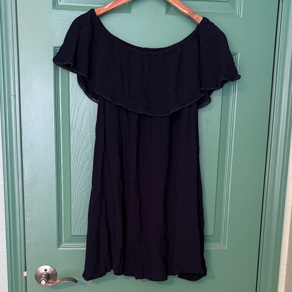 Elegant Black Off-Shoulder Dress